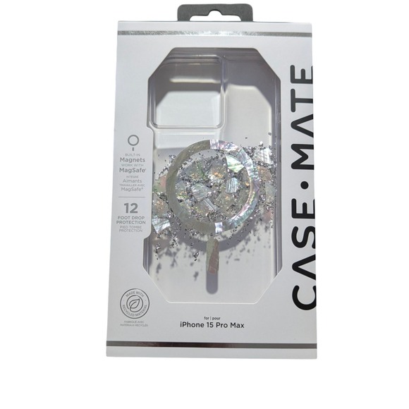 E5. Case-Mate Karat Touch of Pearl W/MagSafe Case For iPhone 15 Pro Max - Picture 1 of 1